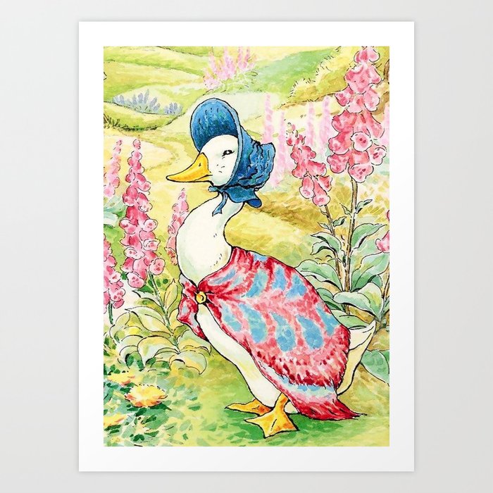“Jemima Puddle Duck” by Beatrix Potter Art Print
