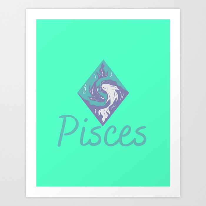 Pisces Graphic  Art Print