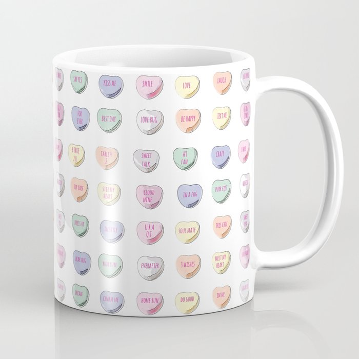 Candy Hearts Coffee Mug