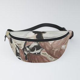 hand painted Oriental ancient beauty by the sea2 Fanny Pack