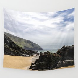 Peaceful sand and ocean Wall Tapestry