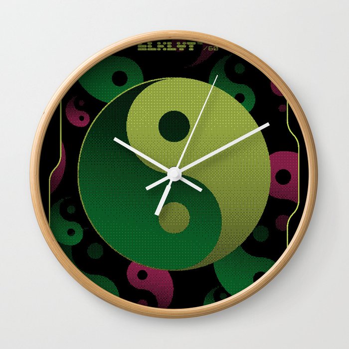 BLKLYT/60 - YIN & YANG Wall Clock