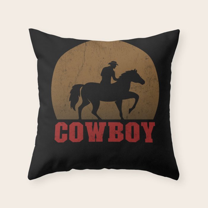 Vintage western throw pillows discount