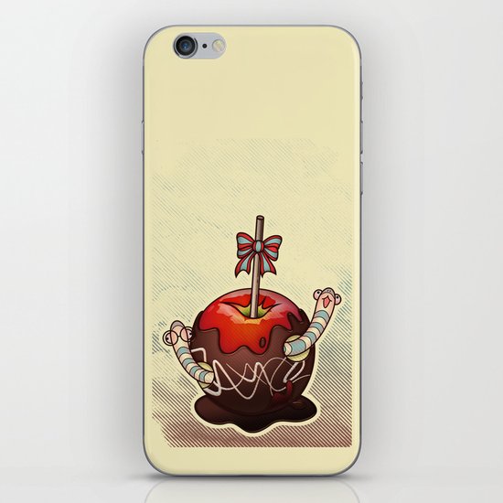 SWEET WORMS 2 - caramel apple iPhone Skin