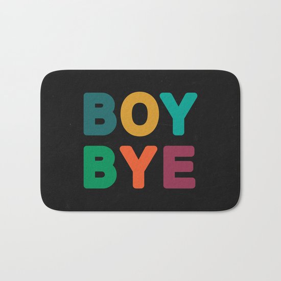 Boy Bye Bath Mat