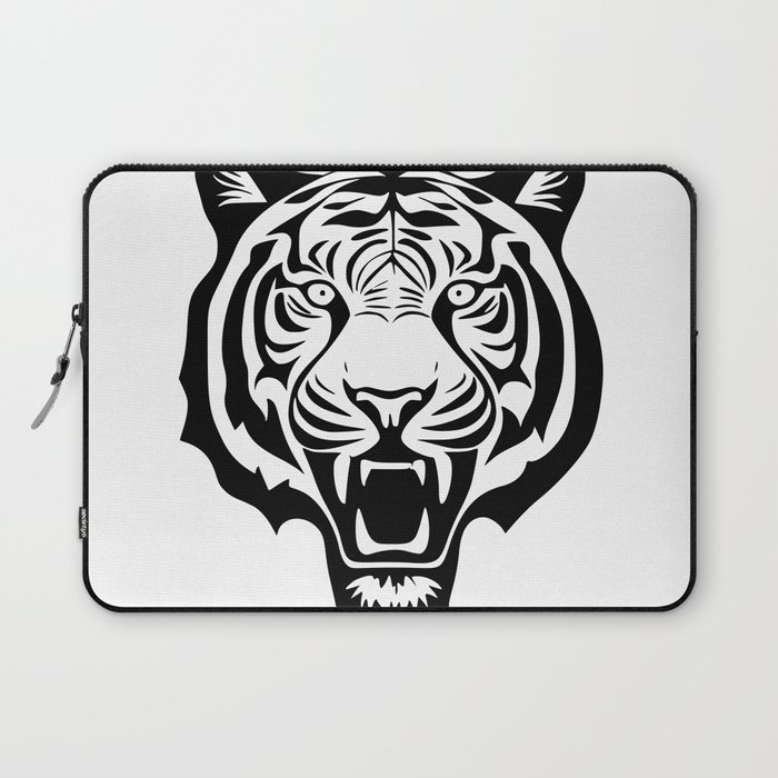 Tiger head illustration Laptop Sleeve