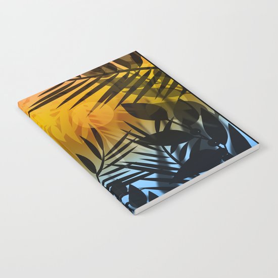 Hot summer . Heat . Notebook