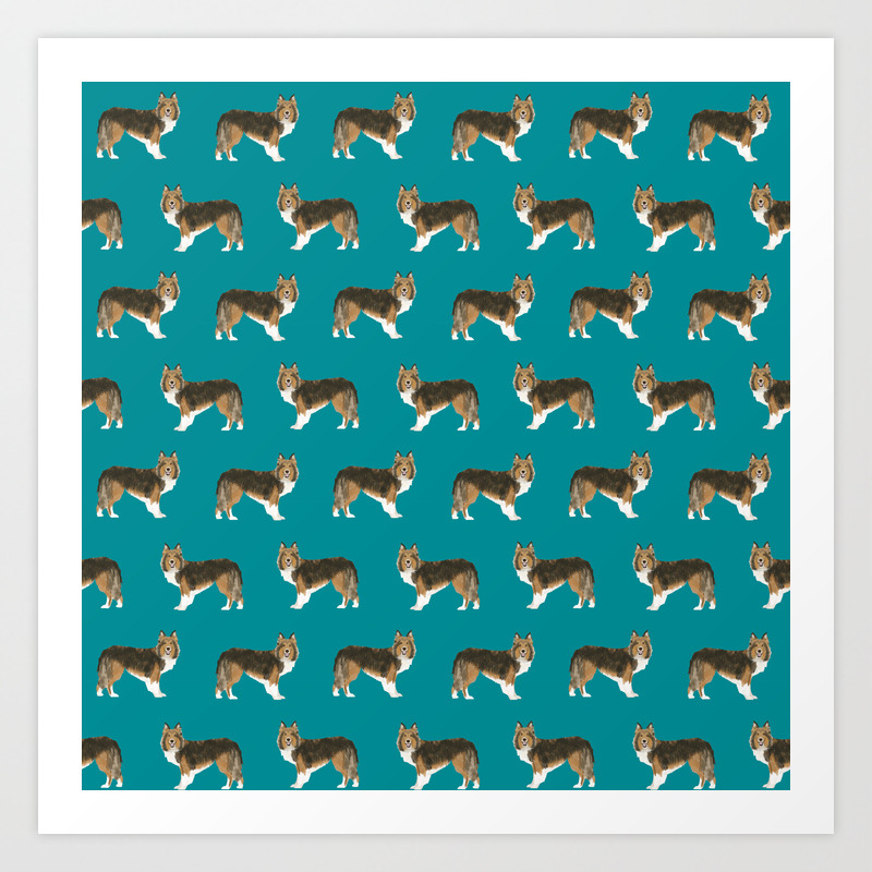 Sheltie Shetland Sheep Dog Pattern Gift Perfect For The Sheep Dog