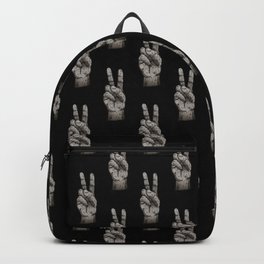 Distressed Peace Sign Backpack