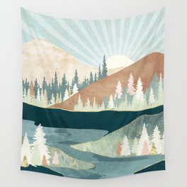 Autumn Sun Wall Tapestry