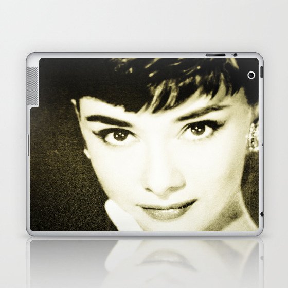 Audrey Hepburn Laptop & iPad Skin