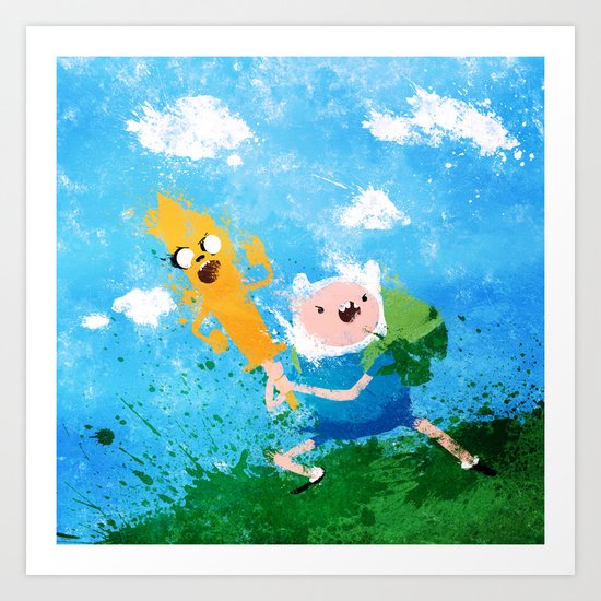 Battle Bros! Art Print