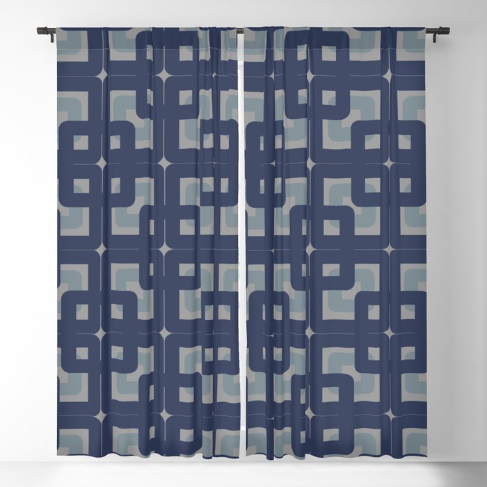 60s fabric n°2 Blackout Curtain