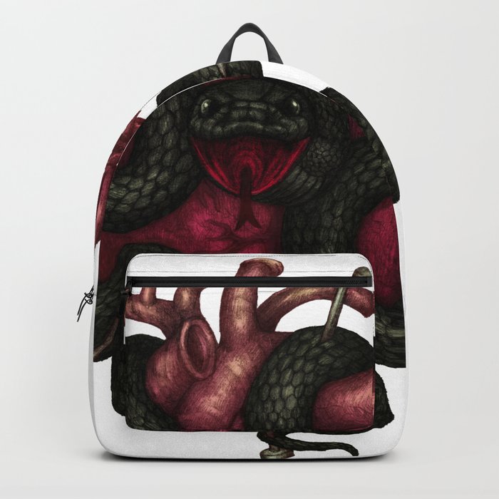 black heart backpack