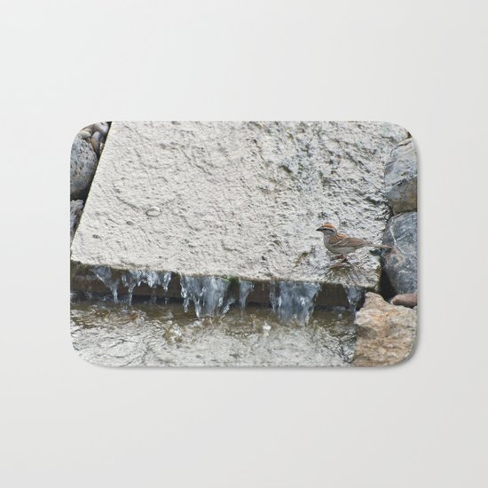 Water (Chipping Sparrow) Bath Mat