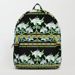 Elizabethan Lily Folkloric Stripe Backpack