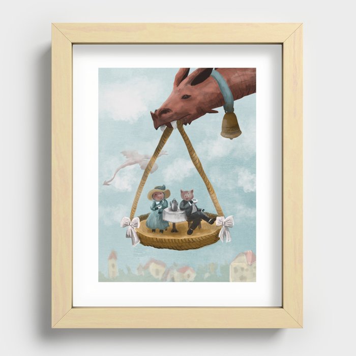 Dragon Date Recessed Framed Print