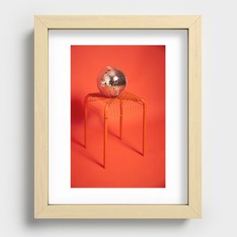 Discochair Recessed Framed Print