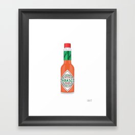 Hot Sauce Framed Art Print