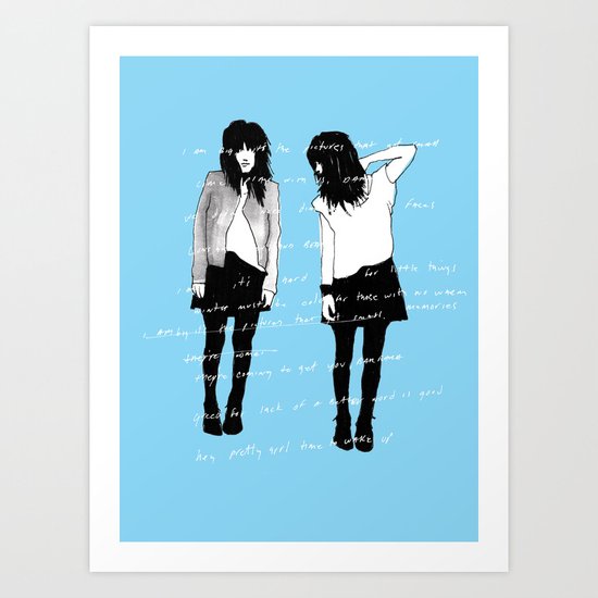 grady twins Art Print