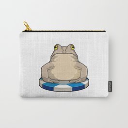 Frog at Poker with Poker chips Carry-All Pouch