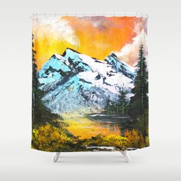 Bob Ross Shower Curtains For Any, Bob Ross Shower Curtain