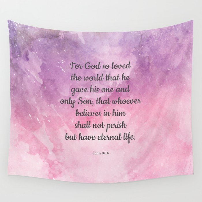God's new arrivals tapestry scripture