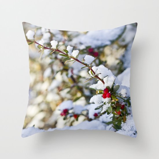 Sweet winter Throw Pillow