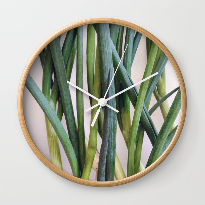 Spring Onions  Wall Clock
