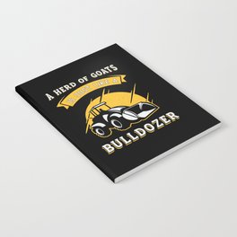 Like A Bulldozer Construction Worker Bulldozers Notebook