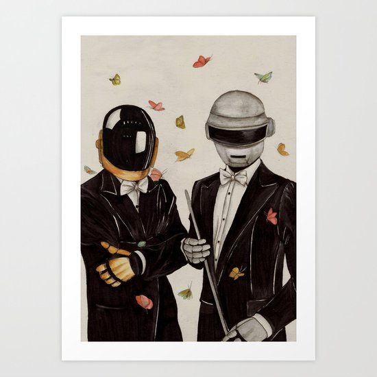 Daft Punk Art Print
