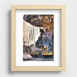 carousel chaos  Recessed Framed Print