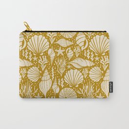 Washed Ashore - Yellow Ivory Carry-All Pouch