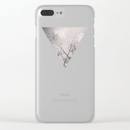 Cow Parsley Clear iPhone Case