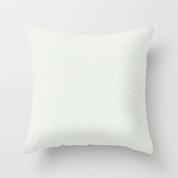 pumpe Scully usund Pastel Mint Green Thin Pinstripe Angled Lines on Off White Matches Neo Mint  2020 color of the year Throw Pillow by Pi Photography Landscape Nature  Coastal | Society6