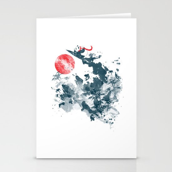 Go!Go! surf time! Stationery Cards