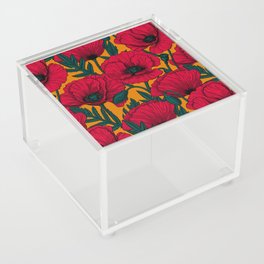 Red poppy garden    Acrylic Box