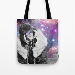 People of the Universe-Space Glasses-Purple Tote Bag