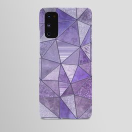 Purple Lilac Glamour Shiny Stained Glass Android Case
