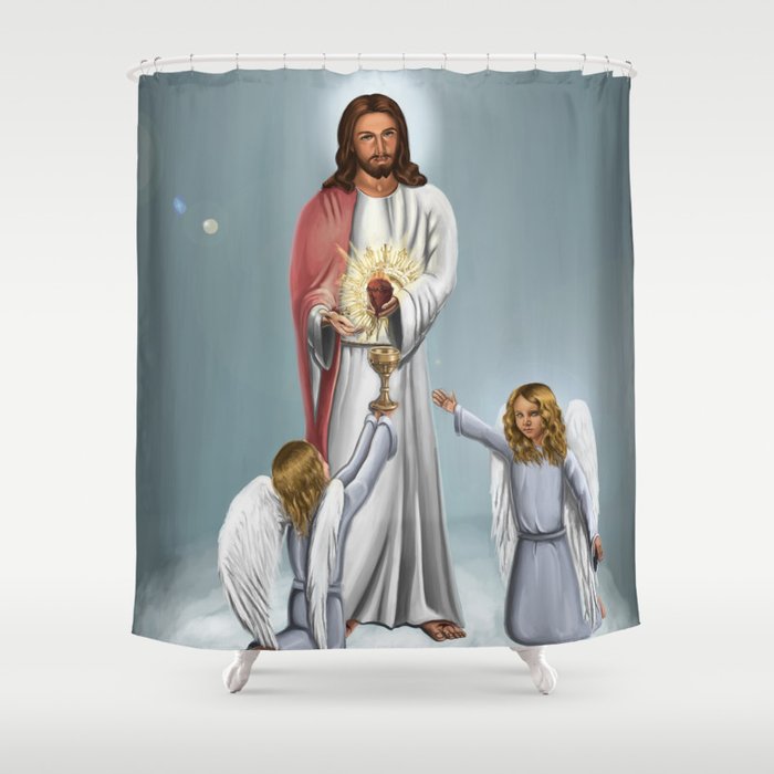 Jesus Christ Shower Curtain
