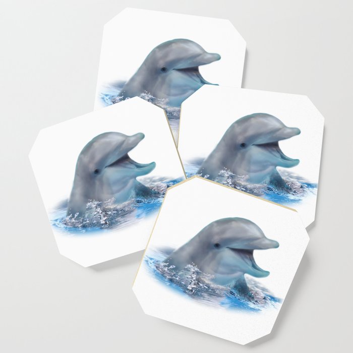 Dolphins Playing In Water Set of 4 Coasters Dolphins Playing In Water Set of 4 Coasters