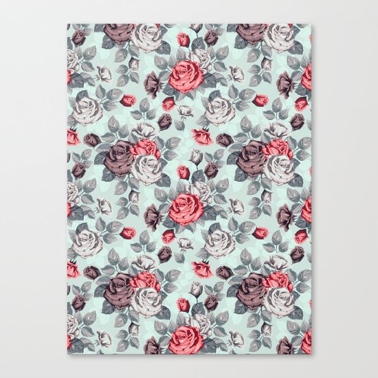 Flowers pattern2 Canvas Print