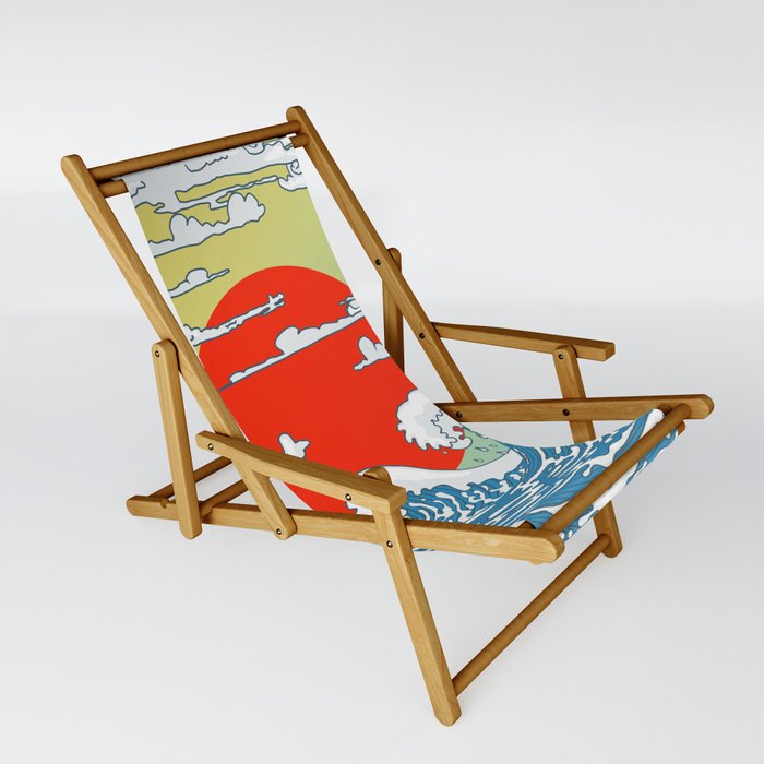 Japanese waves Sling Chair