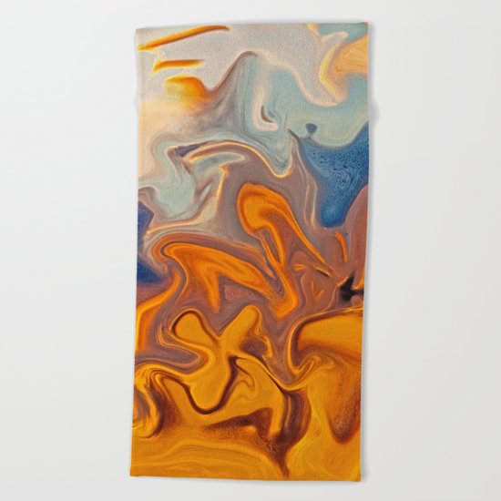 SKY ON FIRE Beach Towel
