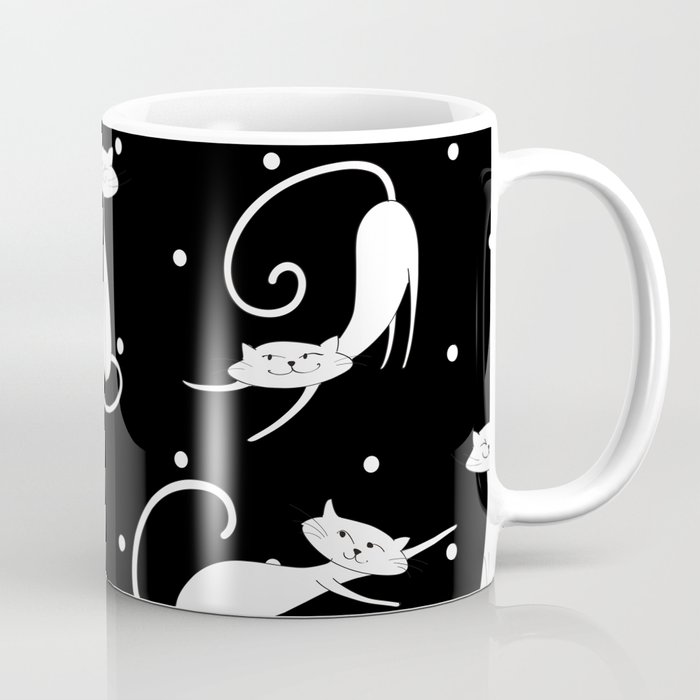 French Cats - Black Coffee Mug