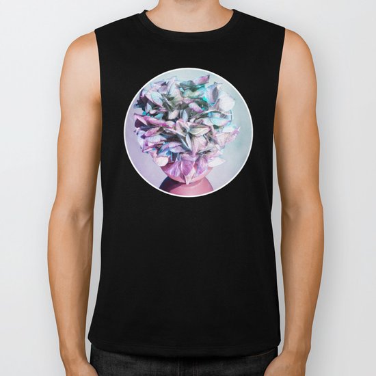 HYDRANGEA HEART Biker Tank