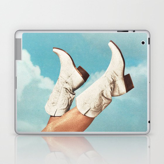These Boots - Blue Sky Laptop & iPad Skin