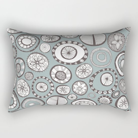 Honolulu hoops mist Rectangular Pillow