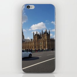 Great Britain Photography - Big Ben By The Road In London iPhone Skin