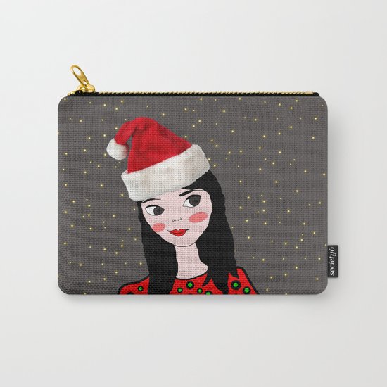 Christmas with you | Kids Painting | Only Love by Elisavet Carry-All Pouch
